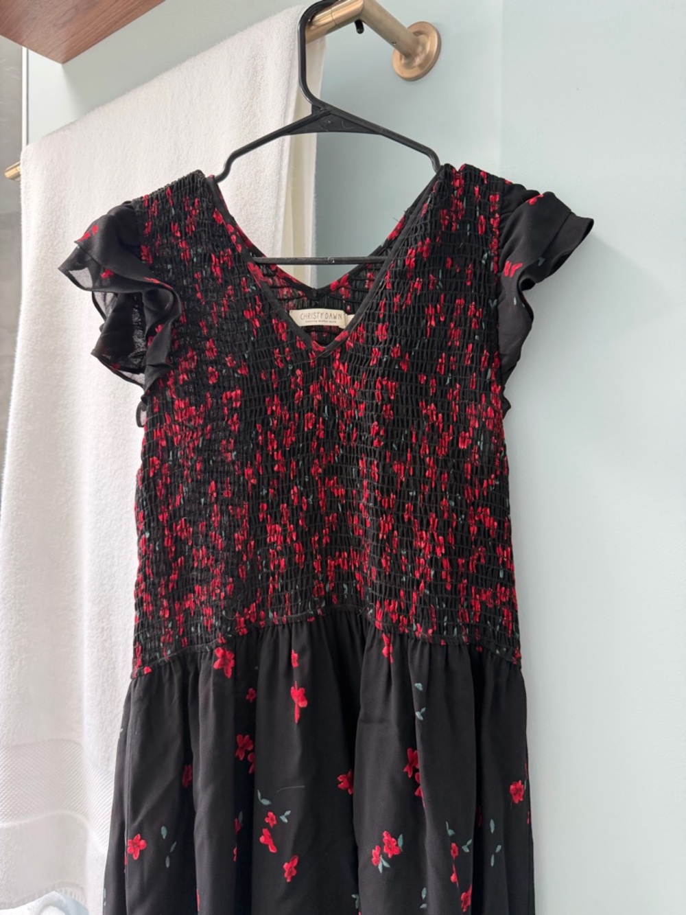 Christy Dawn Bodie Dress in Night Lily - Large - Maxi Dress, lightly tailored - Picture 3 of 5